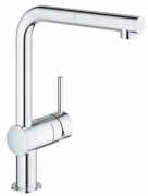 Смеситель для кухни с выдвижной лейкой Grohe Minta однорычажный 32168000