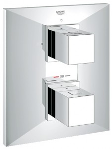 Змішувач для душа вбудований із термостатом Grohe колекція Allure Brilliant хром 19791000