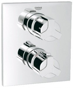 Змішувач з термостатом прихований (вбудований) Grohe колекція Allure хром 19446000