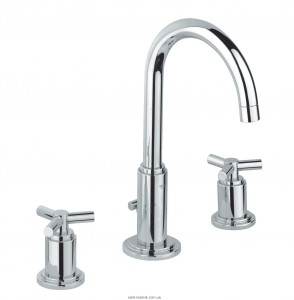 Змішувач для раковини двухвентильний з донним клапаном прихований Grohe Atrio хром 20008000