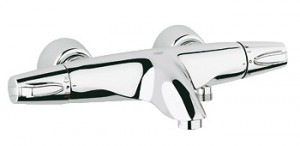 Змішувач з термостатом двухвентильний з коротким виливом Grohe колекція Chiara хром 34070000