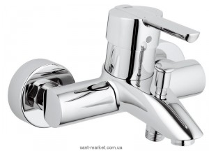 Смеситель однорычажный для ванны с коротким изливом Grohe коллекция Concetto хром 32211000