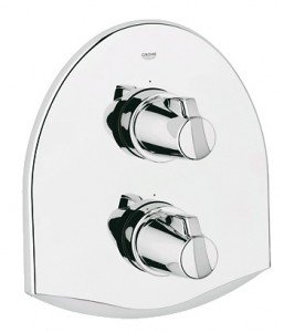 Змішувач з термостатом прихований (вбудований) Grohe колекція Chiara хром 19412000