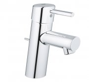 Змішувач для раковини одноважеля з донним клапаном Grohe колекція Concetto хром 3220410E
