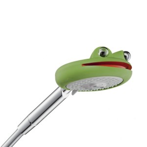 Ручной детский душ Hansgrohe коллекция Raindance S 100 AIR Froggy белый/зеленый 28545000
