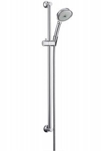 Душевой гарнитур со штангой Hansgrohe коллекция Croma 100 Classic хром 27768000