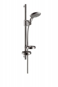 Душовий гарнітур зі штангою Hansgrohe колекція Raindance E 120 AIR з мильницею хром 27887000