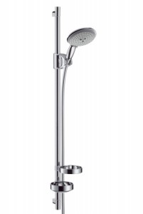 Душовий гарнітур зі штангою Hansgrohe колекція Raindance E 150 AIR з мильницею хром27894000