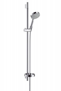 Душовий гарнітур зі штангою Hansgrohe колекція Raindance S 120 AIR з мильницею хром 27884000