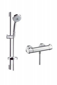 Hansgrohe Croma 100 Душевой набор Croma 100 Multi/Ecostat 1001 SLCombi 0 65 м  ½’ 27086000