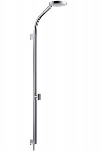 Душевой гарнитур со штангой Hansgrohe коллекция Raindance S 150 Rainbow хром 27876000