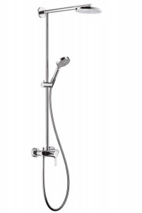 Hansgrohe Raindance Showerpipe 180 EcoSmart  с однорычажным cмесителем 27191000