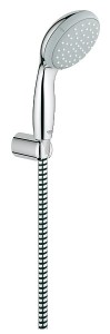 Душовий гарнітур з настінним тримачем Grohe колекція Tempesta Classic хром 2780300E
