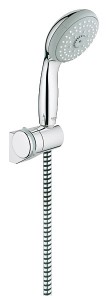 Душевой гарнитур с настенным держателем Grohe коллекция Tempesta Classic хром 28479001
