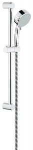 Душевой гарнитур со штангой Grohe коллекция New Tempesta Cosmopolitan хром 2757800E