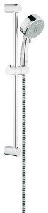 Душевой гарнитур со штангой Grohe коллекция New Tempesta Cosmopolitan хром 27787001