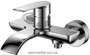 Змішувач одинважільний для ванни з коротким виливом Imprese колекція Vyskov хром 10340