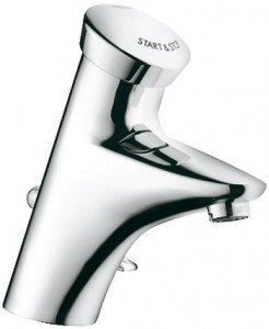 Смеситель для раковины порционный с донным клапаном Grohe Eurodisc хром 36251000