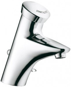 Змішувач для раковини порційний з донним клапаном Grohe Eurodisc хром 36251000