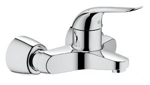 Змішувач для раковини одноважеля настінний Grohe колекція Euroeco Special хром 32777000