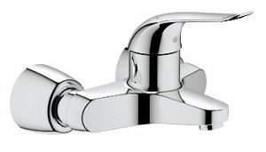Змішувач для раковини одноважеля настінний Grohe колекція Euroeco Special хром 32777000