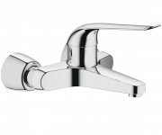 Смеситель для раковины однорычажный настенный Grohe коллекция Euroeco Special хром 32779000