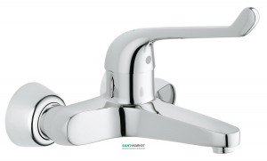 Змішувач для раковини одноважеля настінний Grohe колекція Euroeco Special хром 32795000