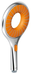 Душова лійка Grohe колекція Rainshower Icon хром / помаранчевий 27444000