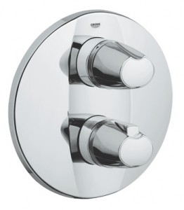 Змішувач з термостатом прихований (вбудований) Grohe колекція Grohtherm 3000 хром 19253000