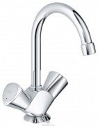 Змішувач для раковини двухвентильний високий Grohe колекція Costa S хром 21338000