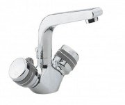 Змішувач для раковини двухвентильний з донним клапаном Grohe колекція Supra хром 21002000