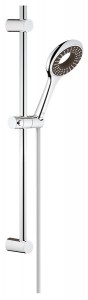 Душевой гарнитур со штангой Grohe коллекция Vitalio Loop хром/черный 27718000