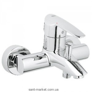 Змішувач одинважільний для ванни з коротким виливом Grohe колекція Wave хром 32286000