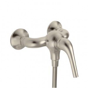 Смеситель для душа настенный однорычажный Hansgrohe коллекция Axor Terrano сатин 37600810