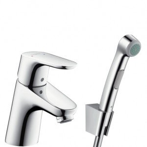 Змішувач для біде Hansgrohe Focus E2 з гігієнічним душем хром 31926000