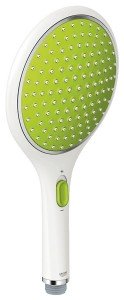 Душова лійка Grohe колекція Rainshower Solo білий / зелений 27272LS0