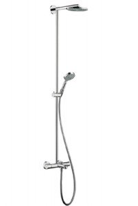 Hansgrohe Raindance Душова система EcoSmart Showerpipe 180 для ванни держатель 350 мм 27141000