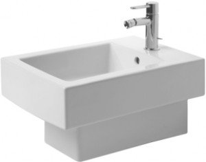 Биде подвесное Duravit коллекция Vero 54х37х40 с переливом 2239150000