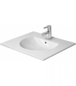 Раковина для ванної на тумбу умивальник-стільниця Duravit колекція Darling New біла 04996300000