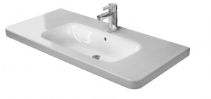 Раковина для ванной на тумбу умывальник-столешница Duravit коллекция DuraStyle  белая 2320100000
