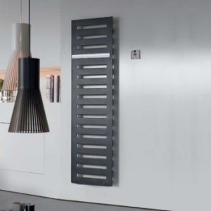 Электрический полотенцесушитель скрытый (BOX) Zehnder Metropolitan 500х1225х83 лесенка черный MEPE-120-050/ID