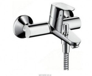 Смеситель однорычажный для ванны с коротким изливом Hansgrohe коллекция Sportive 2 хром 14440000