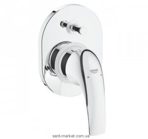 Змішувач прихований (вбудований) Grohe колекція Bau Curve хром 29043000