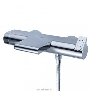 Смеситель с термостатом двухвентильный для ванны Grohe коллекция Grohtherm 2000 хром 34174001