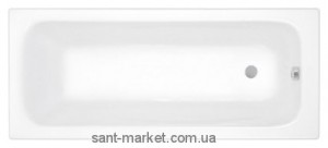 Ванна акрилова прямокутна PoolSpa колекція Klio 140х70 з рамою білий PWP6410ZS000000