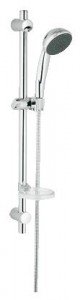 Душовий гарнітур зі штангою Grohe колекція Vitalio Trend Plus з мильницею хром 27168000