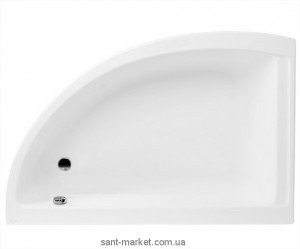 Ванна акрилова кутова PoolSpa колекція Klio Asym 150х100х61 L PWAC2..ZN000000