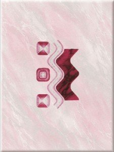 Церсаніт Дація декор Самба рожева 25х35