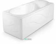 	Ванна акриловая прямоугольная PoolSpa коллекция Muza 140х75 с ножками белый PWPH110ZN000000