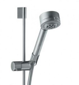 Душовий гарнітур зі штангою Hansgrohe колекція Axor Steel хром 27942800